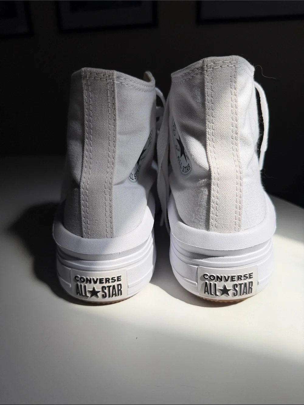 Converse White High-Top Canvas Sneakers - Picture 5 of 5